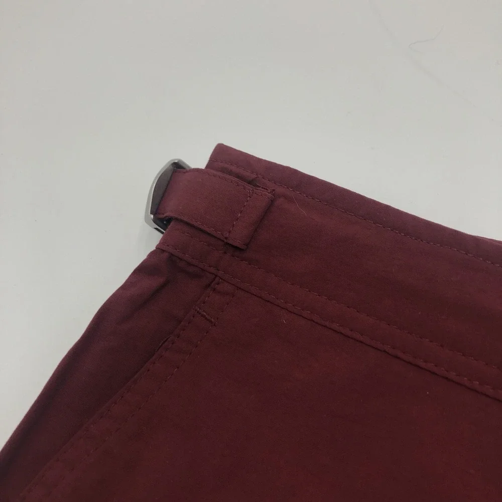 Calvin Klein Mens Shorts Swimwear NWT Extra Large Maroon  Nylon Burgundy Pockets